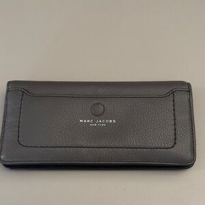 Marc Jacobs Charcoal Leather Wallet